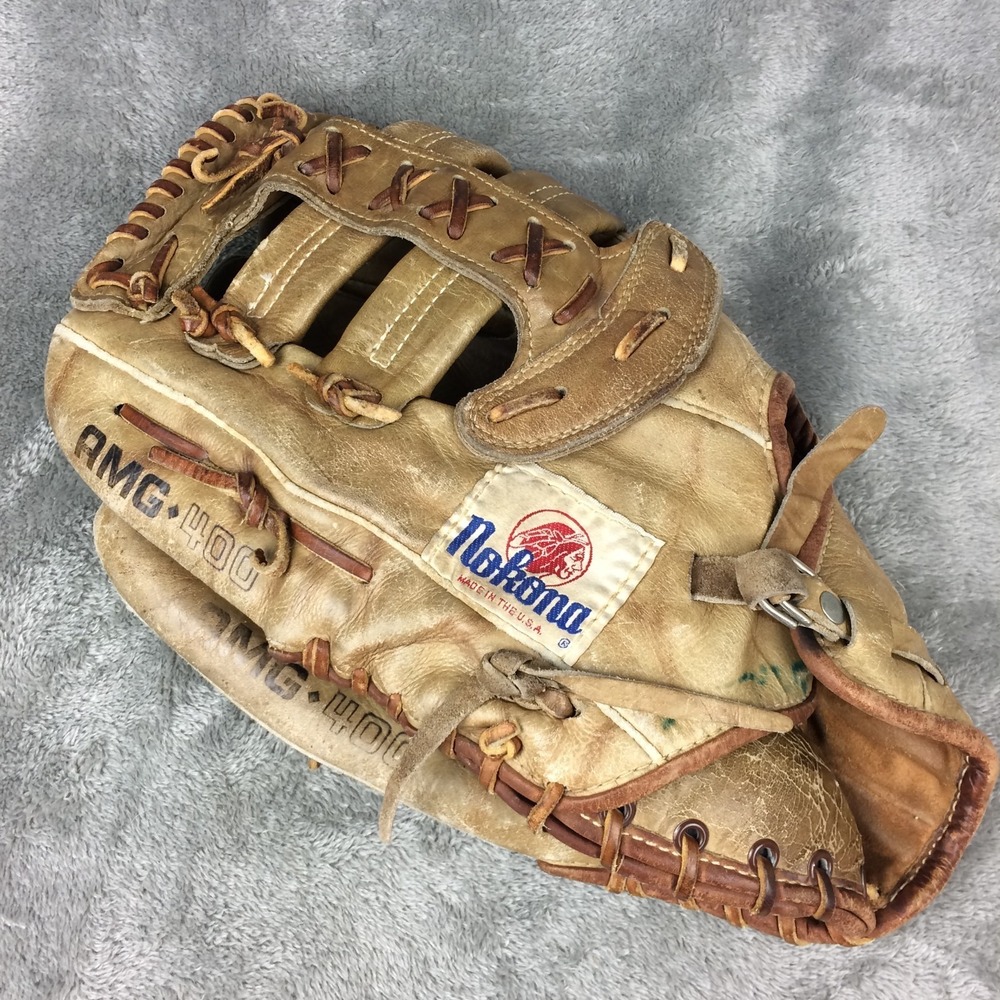 Nokona AMG400 Large Deep Pocket 14" Baseball Softball Glove Left Hand Throw‎ LHT